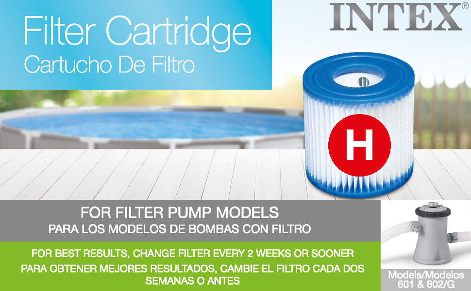 INTEX 28601EG C330 Krystal Clear Cartridge Filter Pump for
