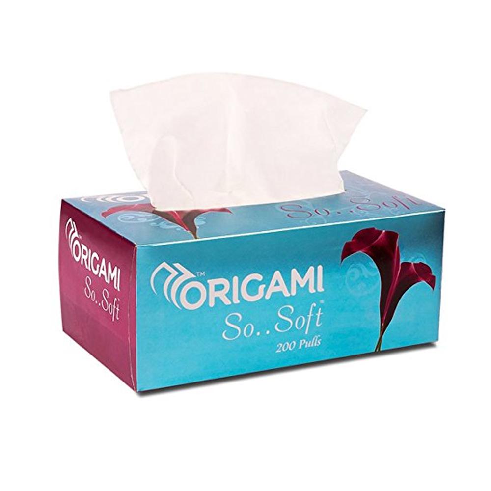 Origami So Soft 2 Ply Face Tissue Box 200 Pulls (Pack of 3) Amazon.in Health & Personal Care