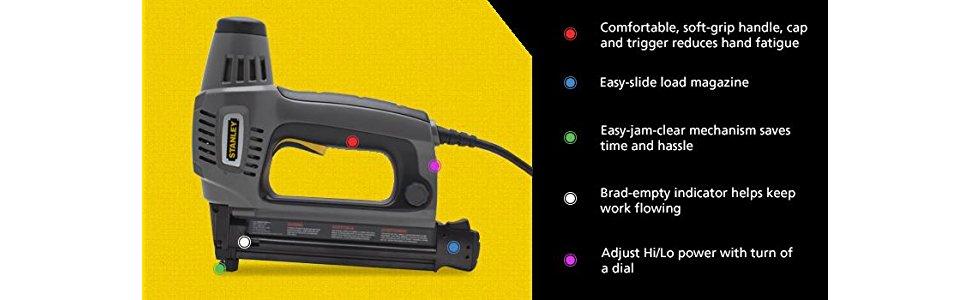 Stanley 18 gauge electric brad nailer Clearance