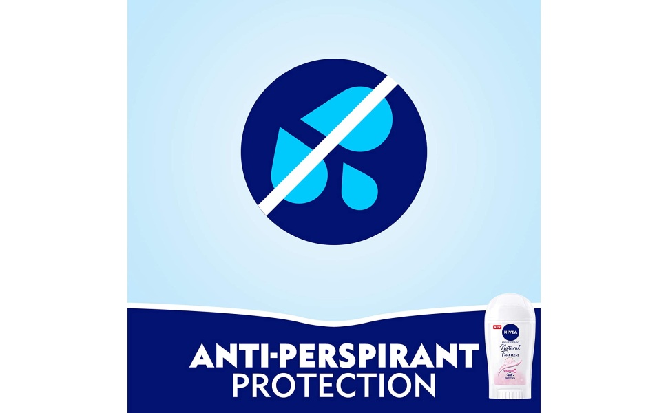 NIVEA Natural Fairness Antiperspirant for Women Stick, 40 ml