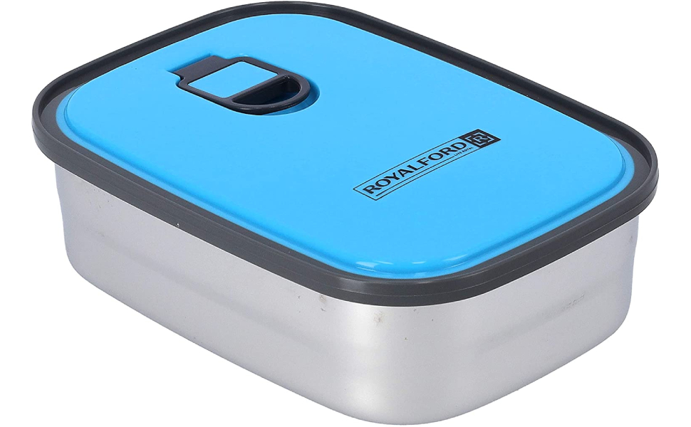 Royalford Rf7013Bl 350 Ml Lunch Box Thermal Lunch Box With Stainless