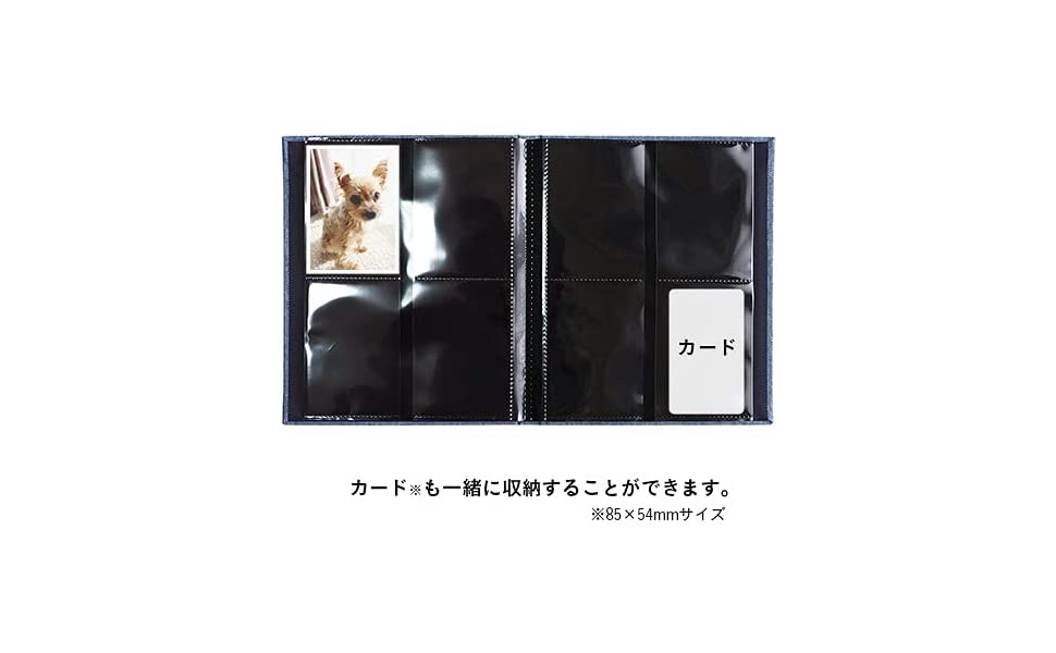Amazon.co.jp: ナカバヤシ,cotto. 黒台紙フォトアルバム 溶着式
