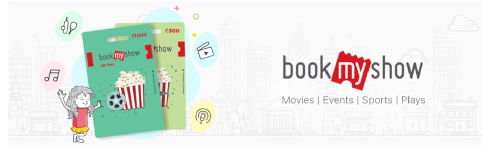 Bookmyshow Amazon gift card offer