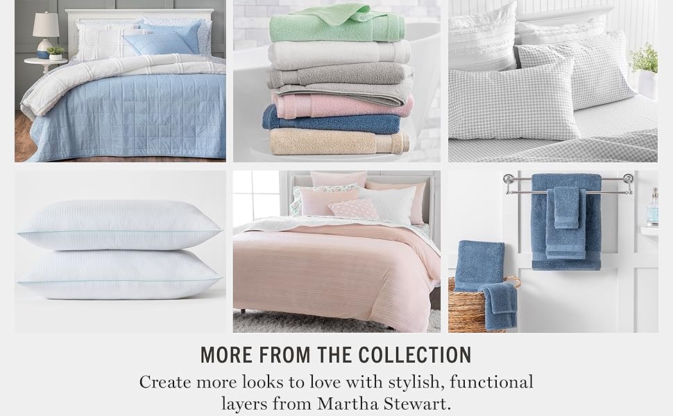 MARTHA STEWART Noah Cotton Turkish Bath Towels Set 6