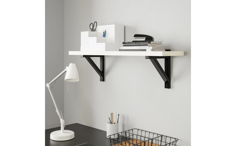 Home gallery wall shelf 80x22 cm black Buy Online at Best Price in