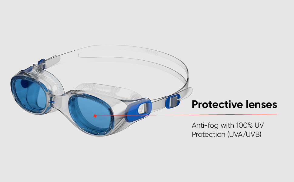 Speedo Futura Classic 8108983537 Goggles, Clear/Blue, One Size Buy