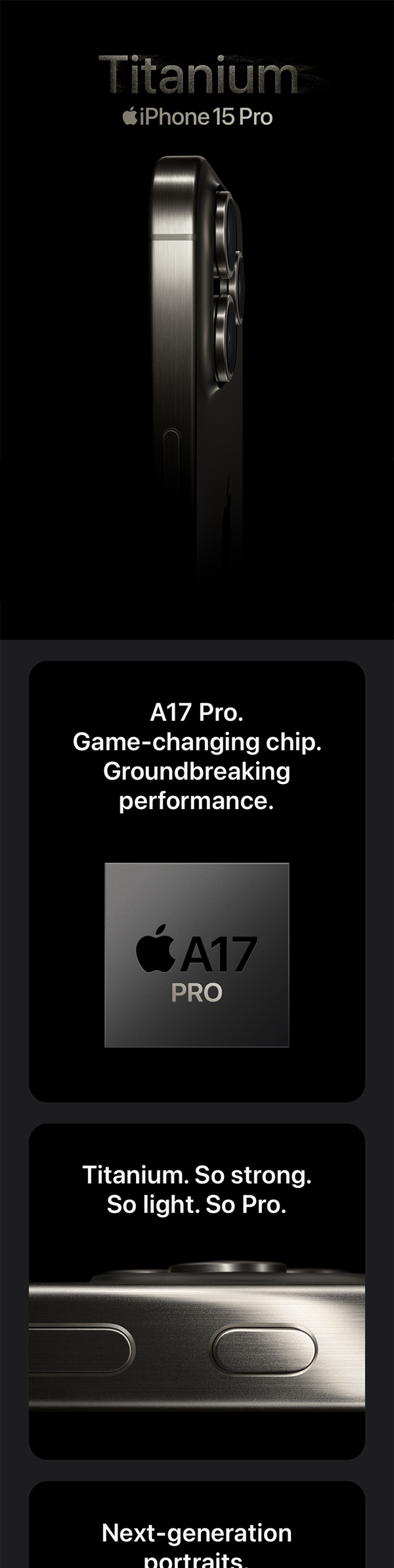 Apple iPhone 15 Pro Max (512 GB) - White Titanium : Amazon