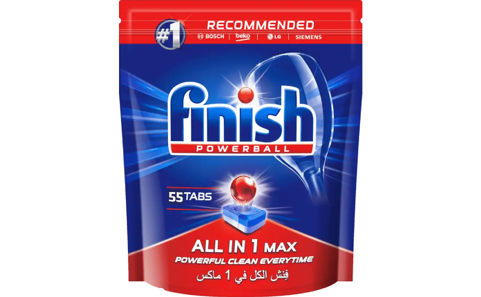 Finish Power All In One Dishwasher Tablets Regular 55Pack Buy Online