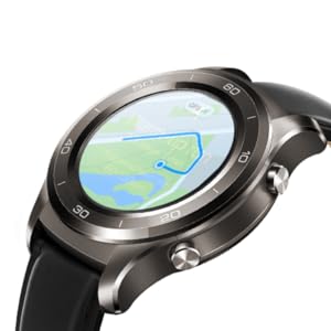 Huawei Watch 2 Classic Smartwatch - Ceramic Bezel- Brown Leather Strap(US Warranty)