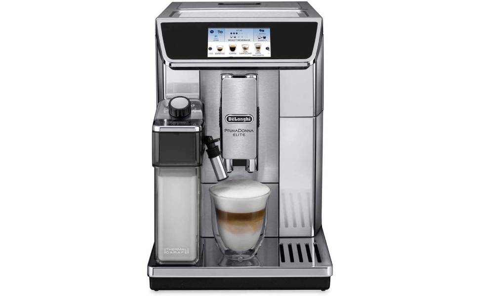 Delonghi Coffee Beans Filter Machine Silver Dlecam650.75M, min 2 yrs