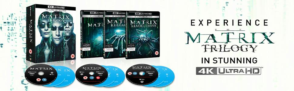 Amazon.com: The Matrix Trilogy [4K Ultra-HD] [1999] [Blu-ray