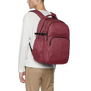 AmazonBasics Urban Laptop Backpack, 15", Black