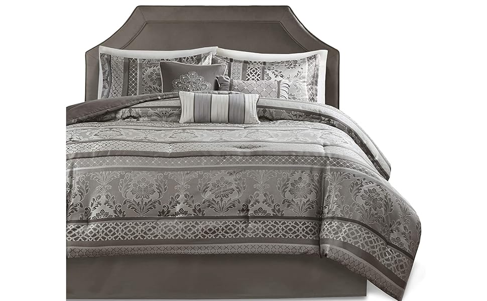 Madison Park Bellagio Cozy Comforter Set Luxurious Jaquard