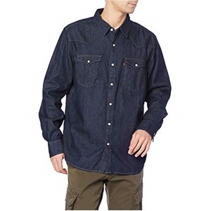 Amazon | [リーバイス] デニムシャツ CLASSIC WESTERN ウエスタンシャツ 長袖 メンズ 85745 | シャツ 通販