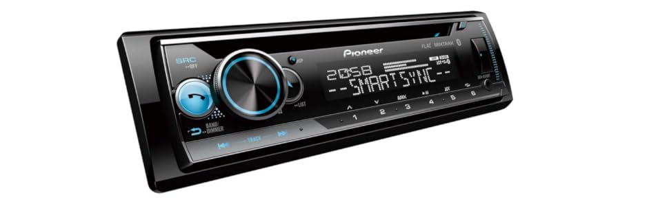 Pioneer DEH-S510BT , 1DIN Autoradio , CD-Tuner mit RDS , Bluetooth ...