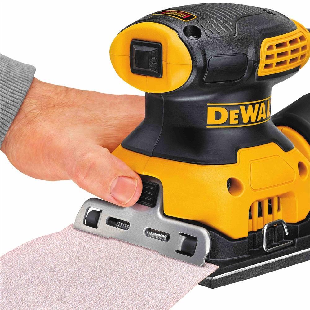 DEWALT DWE6411K 1/4 Sheet Palm Grip Sander Kit DeWalt never fails to