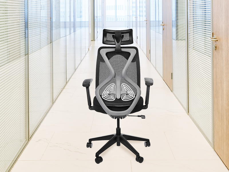 Amazon Brand Solimo Elite High Back Mesh Office Chair (Fabric, Black