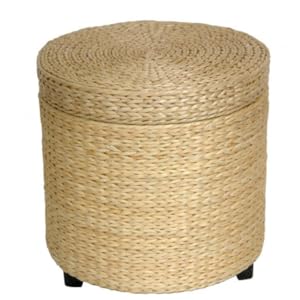 Amazon.com: Oriental Furniture Rush Grass Storage ...