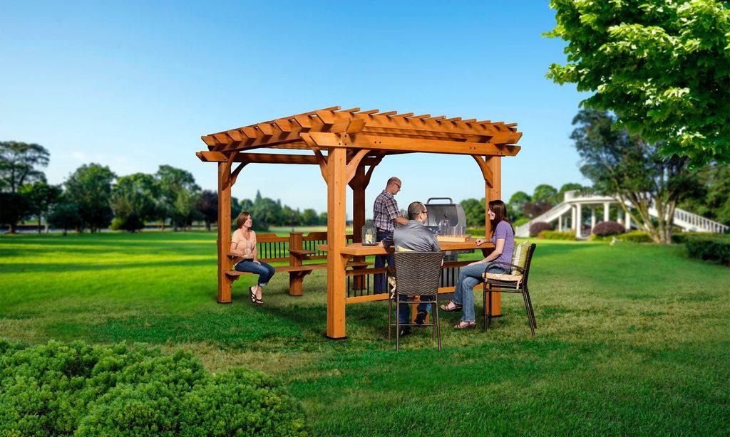 Amazon.com : Backyard Discovery 1606517 Oasis Pergola, 12' by 10