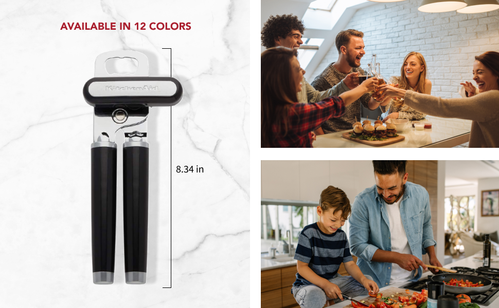 KitchenAid Classic Multifunction Can Opener/Bottle Opener RazorSharp