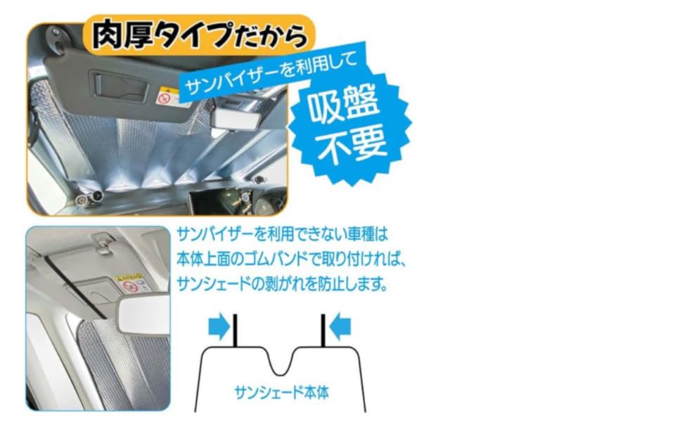コンパクトサンシェード メルテック サンシェード 車用 日よけ コンパクトキルトタイプ M