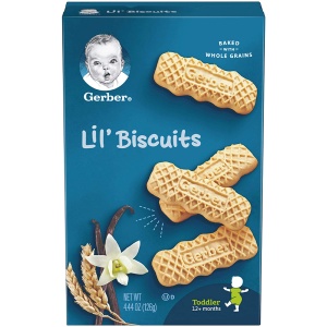 Gerber Lil Biscuits, 126 gm