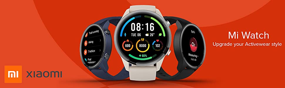Xiaomi Mi Watch Beige – Smart Sport Watch, 1.39 Inch Anti