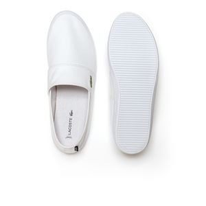 Lacoste white canvas sales