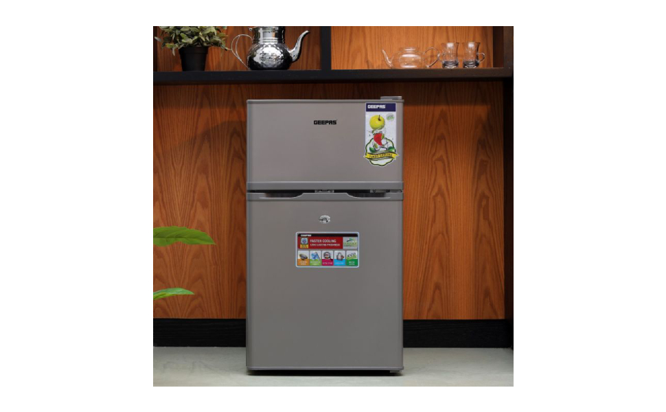 Geepas 125 L Double Door Defrost Refrigerator Amazon.ae Appliances