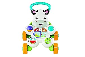 Fisher-Price Infant - Cebra parlanchina, Primeros Pasos (Mattel DLD96) (versión en francés)