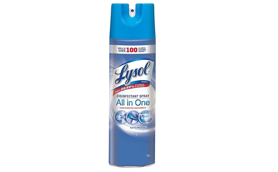 Lysol Disinfectant Spray, All in One, Spring Waterfall, Disinfect and