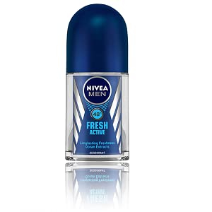 NIVEA MEN Fresh Active Antiperspirant for Men Fresh Scent Roll-on