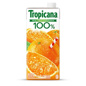 Amazon.co.jp: トロピカーナ 100% オレンジ 1000ml LLスリム ×6
