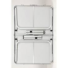 キャプテンスタッグ　キャンプ用テーブル　120×60cm UC-516 ジャストサイズ ラウンジチェアで食事がしやすいテーブル 4~6人