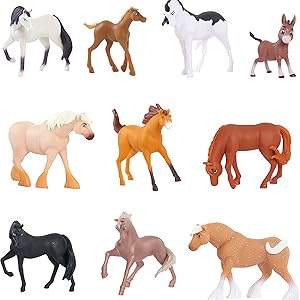 Amazon Com Dreamworks Spirit Riding Free 2 Inch Mini Horse Collection Multi Color Toys Games