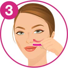Veet Hair Removal Face Hair Removal Coldwax Strips - Pack Of 20