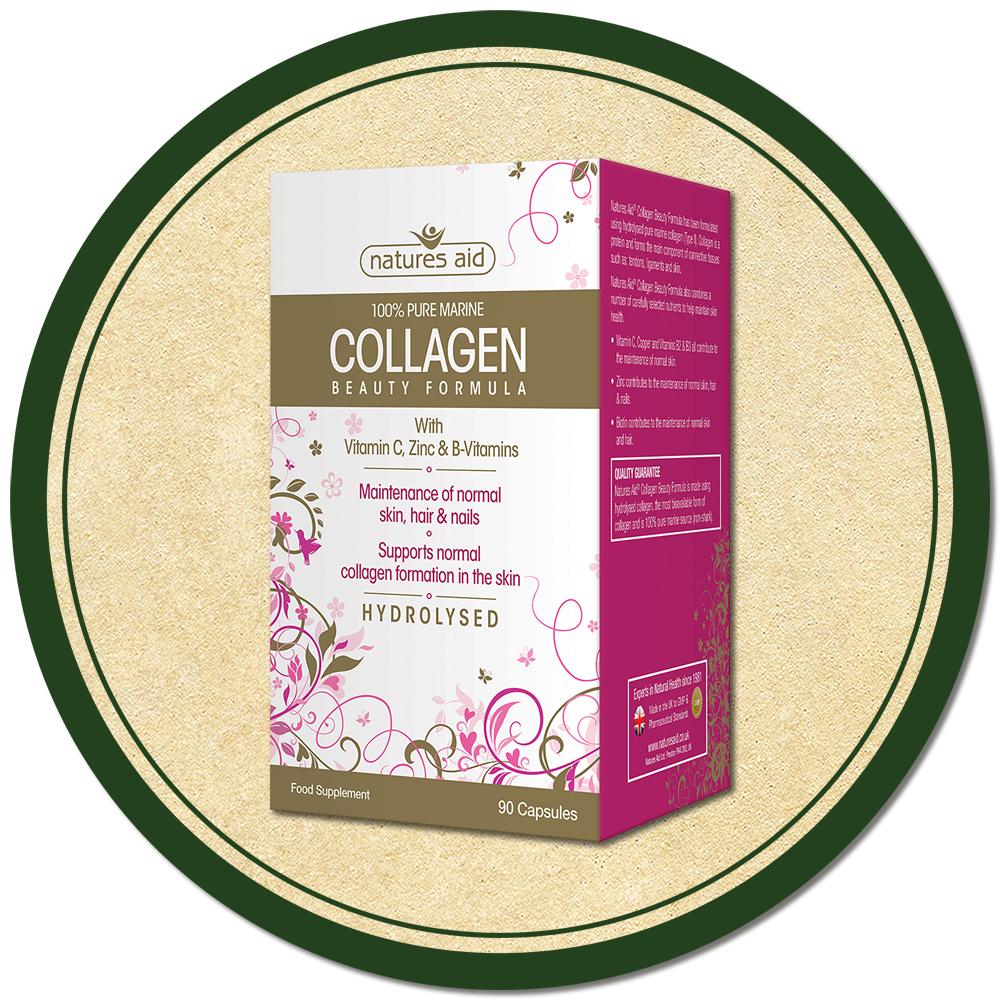 Natures Aid Collagen Beauty Formula (with Vitamin C, Zinc & BVitamins
