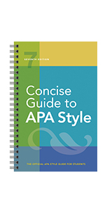 Concise Guide to APA Style: 7th Edition (OFFICIAL): Amazon