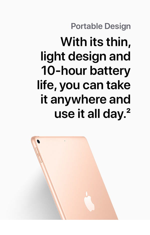 Apple iPad Air (10.5-inch(25cm), Wi-Fi, 64GB) - Gold (3rd