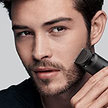 Braun MGK 3220,6-in-1 Rechargeable Beard Trimmer, Hair Clipper, Ear and Nose Trimmer, Black