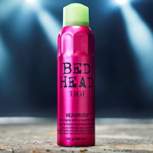 BED HEAD Headrush Hair Shine Spray For Smoothness and Shine