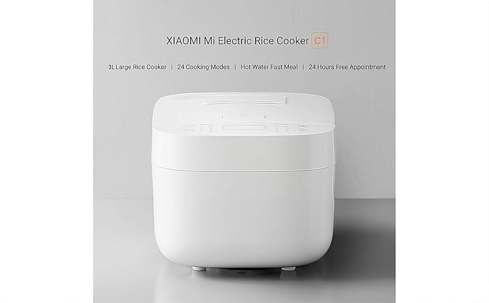 Xiaomi C1 Electric Rice Cooker 3L Capacity Adjustable Temperature
