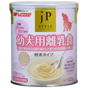 幼犬　離乳食　jpスタイル　粉末タイプ　成長期用総合栄養食　420g×24缶 Amazon.co.jp: ジェーピースタイル 幼犬用離乳食 420g : ペット用品