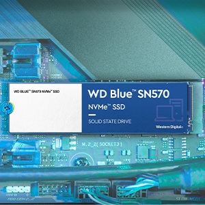 Western Digital SN570 1 TB NVMe Solid State Drive, Blue