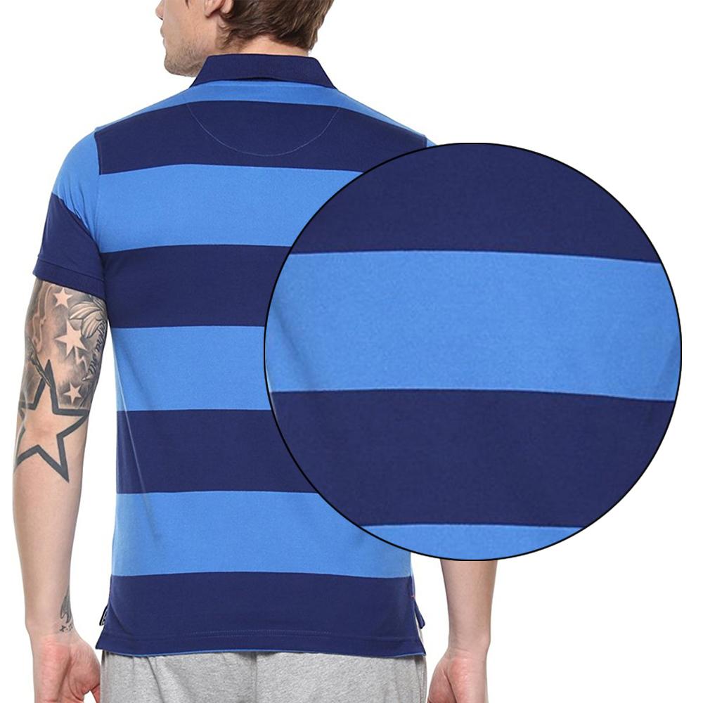 AMERICAN CREW Men's Cotton Polo TShirt (AC089_Blue) Amazon.in