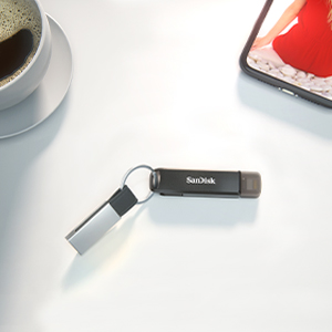 SanDisk 64GB iXpand Flash Drive Luxe for iPhone and USB Type-C Devices