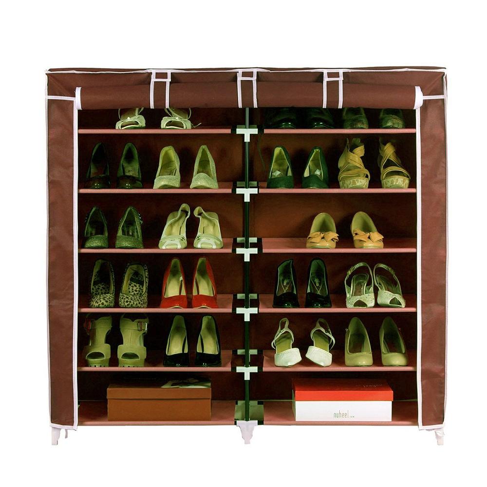 Folding Shoe Rack 11 Layers Double 6 Layer. Shoe organisor
