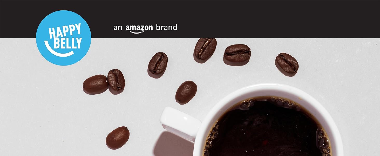 Amazon Brand Happy Belly Light Roast Cappuccino Coffee