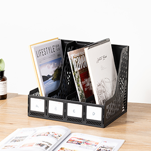 Deli Magazine File Holder, Desk Organizer File Folder for Office Organization and Storage, Sturdy
