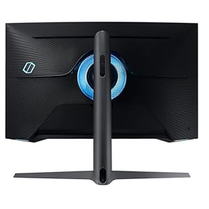Samsung Odyssey QLED Curved Gaming Monitor, Flicker Free, 27 Inches - LC27G75TQSMXZN